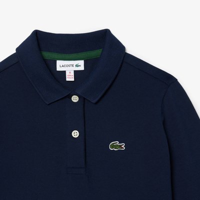 Robe manches longues en Piqué stretch LACOSTE