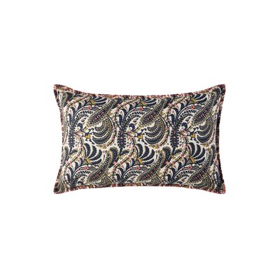 Housse de coussin en Métis coton et lin à motif paisley  PADMA MADURA
