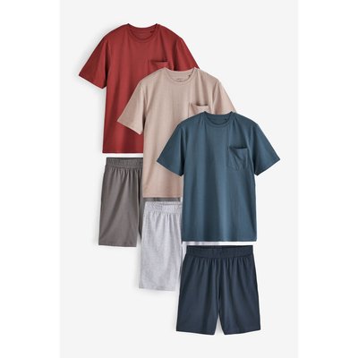 Pyjama short en jersey, lot de 3 NEXT