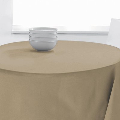 Nappe Ronde Unie Pes LES ATELIERS DU LINGE