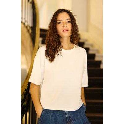 T-shirt manches courtes col rond uni TAIS LA PETITE ETOILE