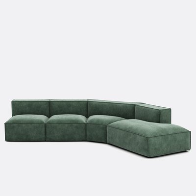 4-teiliges Sofa rechts Samt, Seven LA REDOUTE INTERIEURS