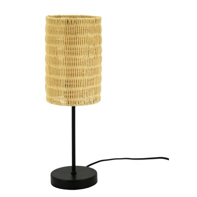 Lampe en rotin naturel et métal AUBRY GASPARD