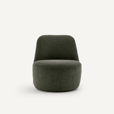 Fauteuil pivotant, en polyester, ROSEBURY EMMANUEL GALLINA X AM.PM