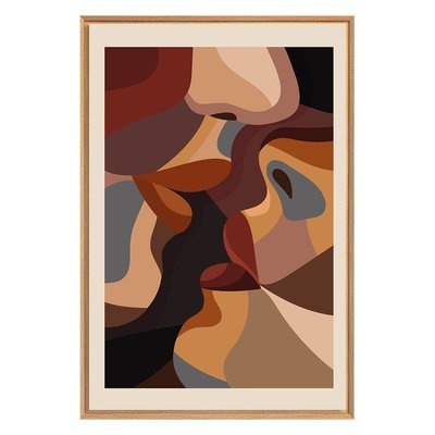 Tableau Mural Encadré Visages ABSTRAIT CEANOTHE