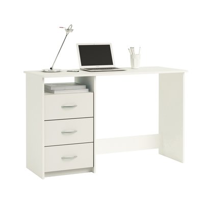 Bureau 1 niche + 3 tiroirs TERRE DE NUIT