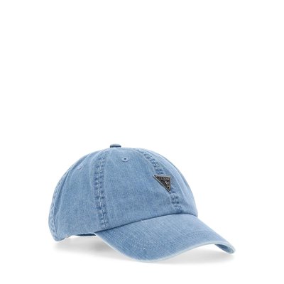 Casquette Baseball Logo Triangulaire Denim GUESS