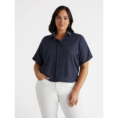 Chemise en jersey fil textile coupe boxy FIORELLA RUBINO