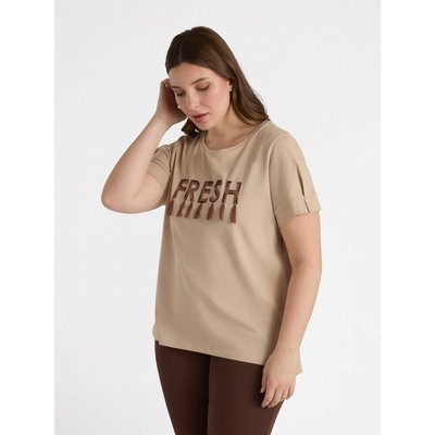 T-shirt in jersey di cotone FIORELLA RUBINO