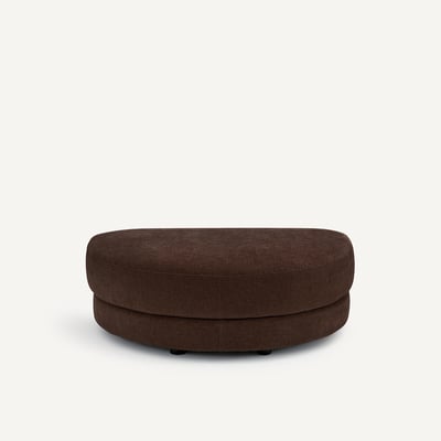 Repose-pieds modulable en velours chenille, TIBERIO AM.PM