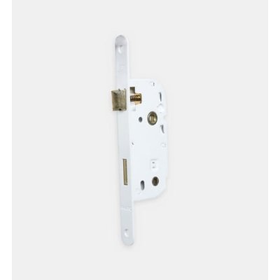 Serrure À Mortaiser - Monopoint Pratic - 40 Mm, Pour Porte De Salon Ou Cuisine - Blanc BRICARD