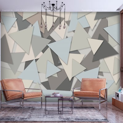 Papier peint intissé panoramique Geometric Puzzle EDEN