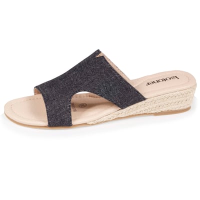 Mules claquettes confort compensée ISOTONER