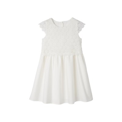 Robe de cérémonie effet 2 en 1 superposition en macramé VERTBAUDET