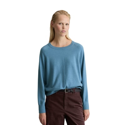 Pull en tricot regular en Soft Cotton Stretch MARC O’POLO DENIM
