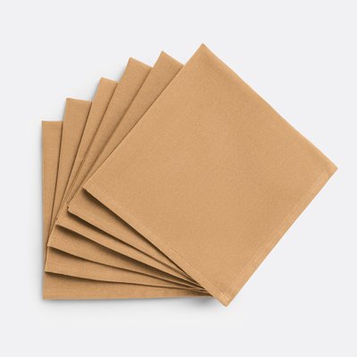 6er-Pack Stoffservietten SCENARIO mit Fleckenschutz LA REDOUTE INTERIEURS