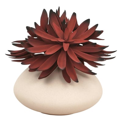 Plante artificielle avec vase Nyer ATMOSPHERA