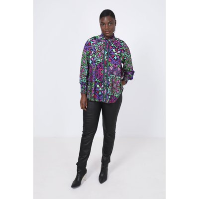 Chemise en imprimé de forme trapéze avec galon JEAN-MARC PHILIPPE