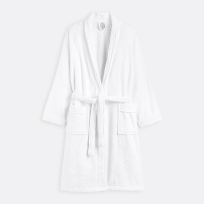 Haxel 100% Cotton Terry Bathrobe with Kimono Collar LA REDOUTE INTERIEURS