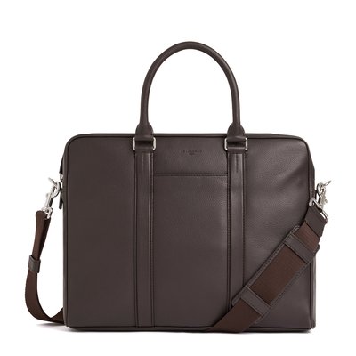 Porte documents 17" en cuir grainé CHARLES LE TANNEUR