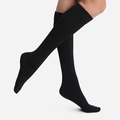 Mi-bas maille coton respirante et effet polaire Thermo DIM
