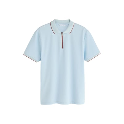 Polo standard texturé à liserés NEXT