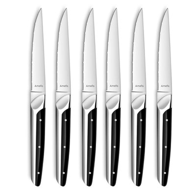 Coffret magnet 6 couteaux steak - EMPEROR AMEFA