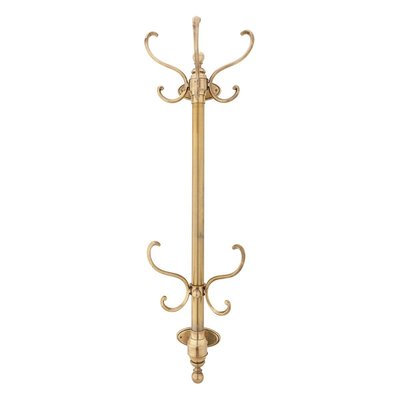 Porte manteaux 8 patères en laiton SIGNATURE