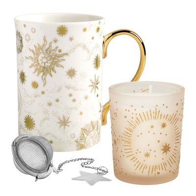Coffret bougie parfumée et mug Nuit d'Ambre MATHILDE M