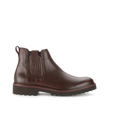 Boots en cuir lisse à talon block GABOR