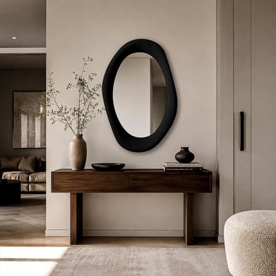 Зеркало интерьерное с мягкой вытянутой формой SO'HOME