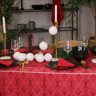Serviette de Noël brodée SUD ETOFFE