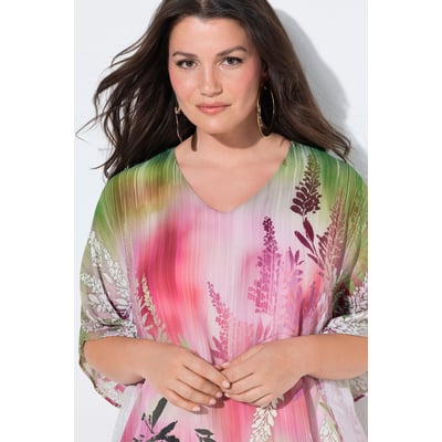Blouse en mousseline doublée, décolleté en V ULLA POPKEN