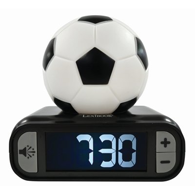 Réveil digital avec veilleuse Ballon de Foot LEXIBOOK