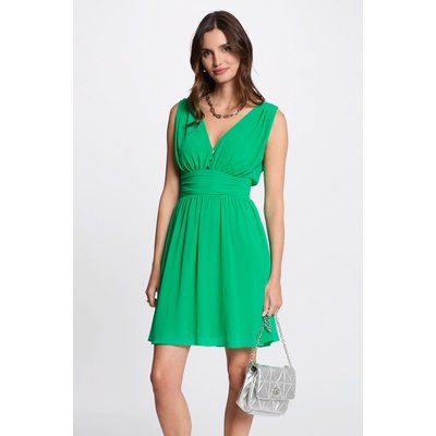 Robe courte évasée fluide MORGAN