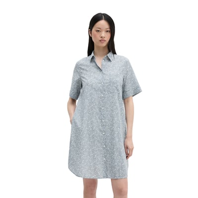 Robe chemisier loose en voile de coton imprimé MARC O'POLO