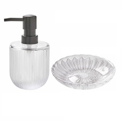 Set de salle de bain 2 pièces en verre ELLA GUY LEVASSEUR