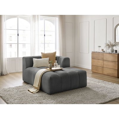 Méridienne pour canapé modulable 1 place(s) en tissu bouclette, ANNECY BOBOCHIC