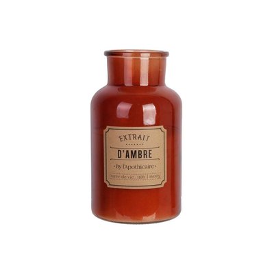 Bougie XL senteur Extrait d'ambre Apothicaire CMP