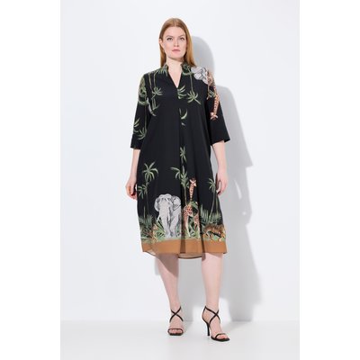 Robe midi en Lyocell, imprimé animaux ULLA POPKEN
