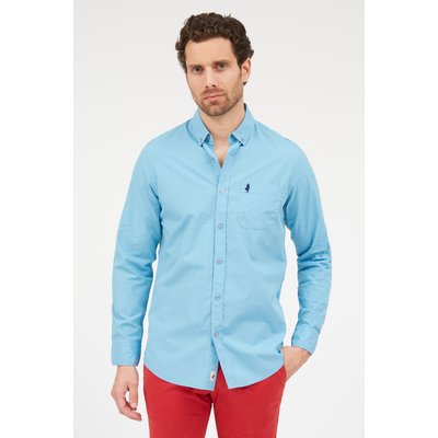 Chemise unie en popeline MCS