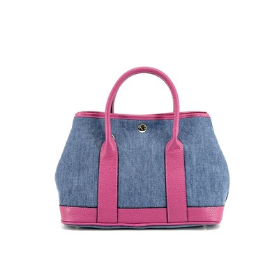 Sac à main bowling en toile et cuir SAMBO OH MY BAG
