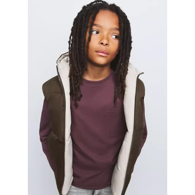 Gilet réversible à capuche MANGO KIDS