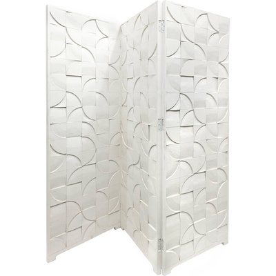 Paravent décoratif  sculpté en relief profond pour intérieur RECOLLECTION