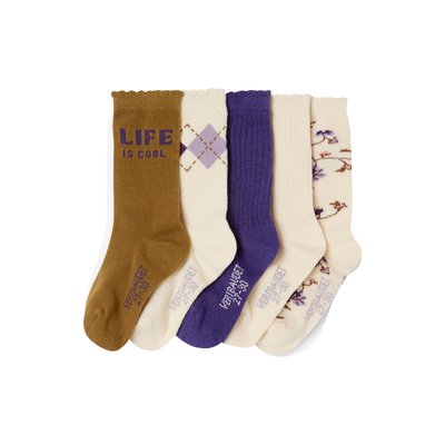 Lot 5 paires de chaussettes colorées Fille VERTBAUDET