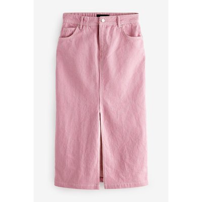 Jupe midi denim coupe classique NEXT