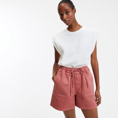 Топ 100% хлопок с круглым вырезом, без рукавов LA REDOUTE COLLECTIONS