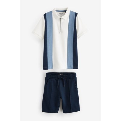 Short et polo à col zippé, ensemble NEXT