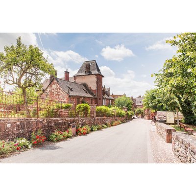 Tableau Mural Collonges-la-rouge ARCHITECTURE CEANOTHE