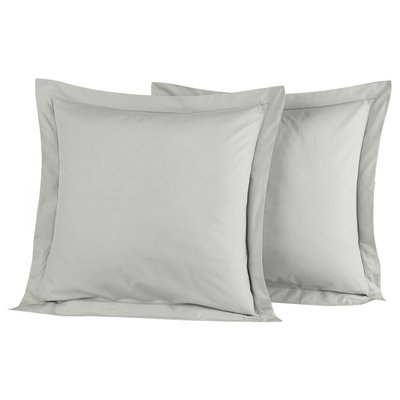 Lot de 2 taies d'oreiller en percale de coton SOFT PERCALE SENSEI MAISON